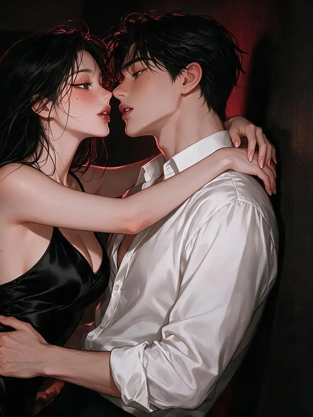 숨이 닿을 거리로 얽힌 두 사람